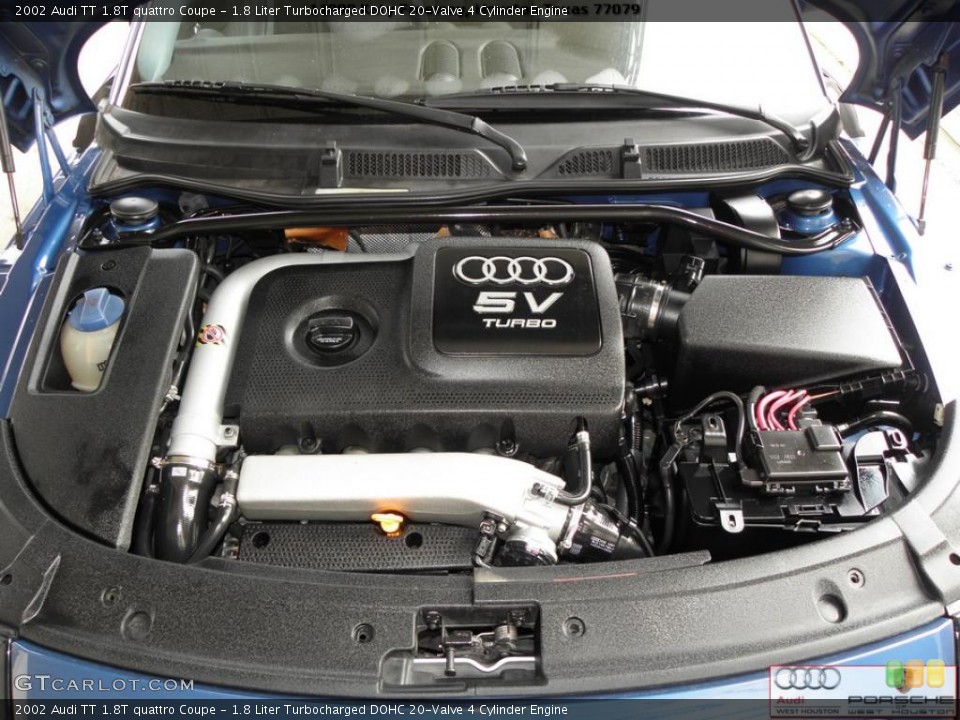 1.8 Liter Turbocharged DOHC 20-Valve 4 Cylinder Engine for the 2002 Audi TT #40482562