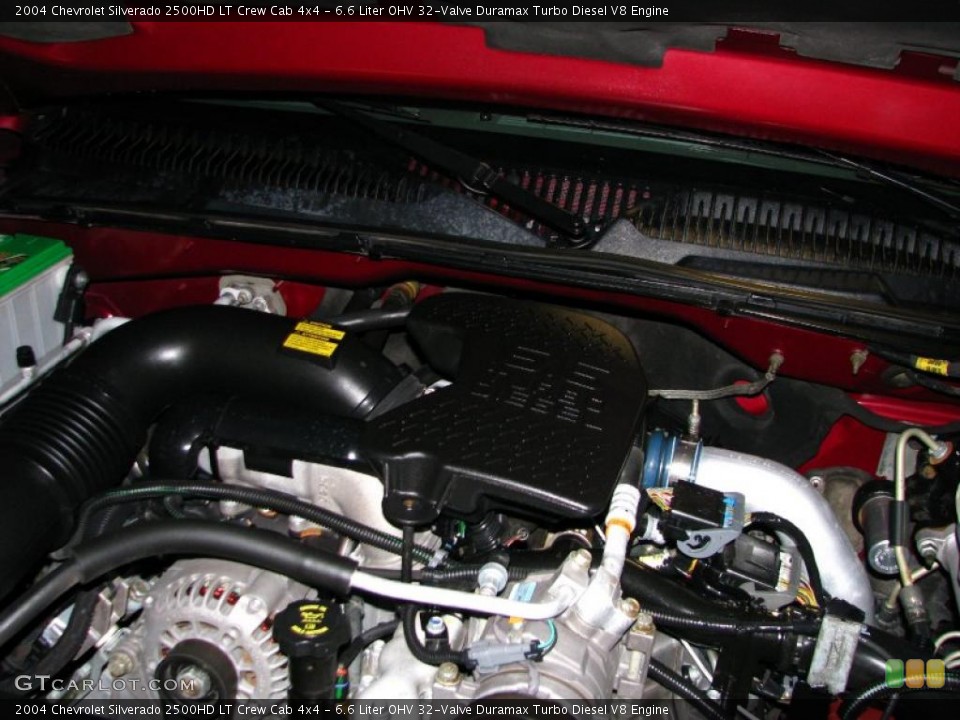6.6 Liter OHV 32-Valve Duramax Turbo Diesel V8 Engine for the 2004 Chevrolet Silverado 2500HD #40486150