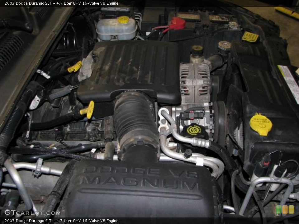 4.7 Liter OHV 16-Valve V8 Engine for the 2003 Dodge Durango #40488310