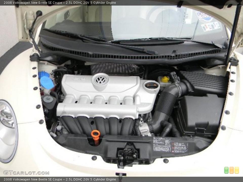 2.5L DOHC 20V 5 Cylinder Engine for the 2008 Volkswagen New Beetle #40488954