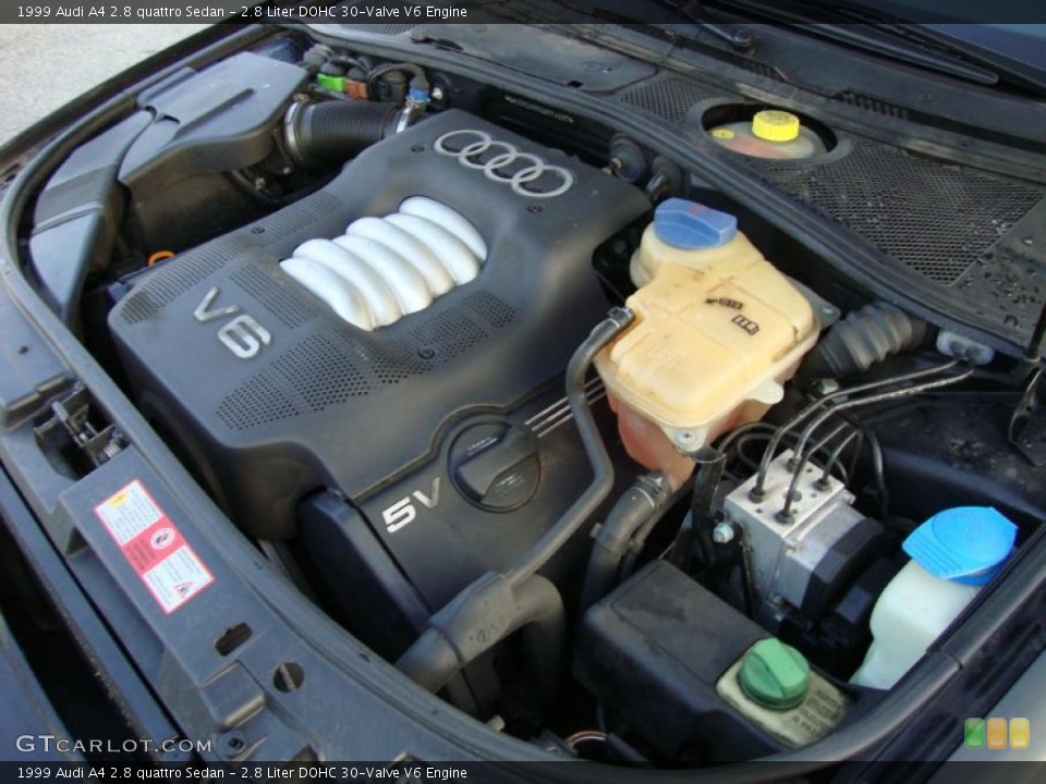 2.8 Liter DOHC 30-Valve V6 Engine for the 1999 Audi A4 #40491522