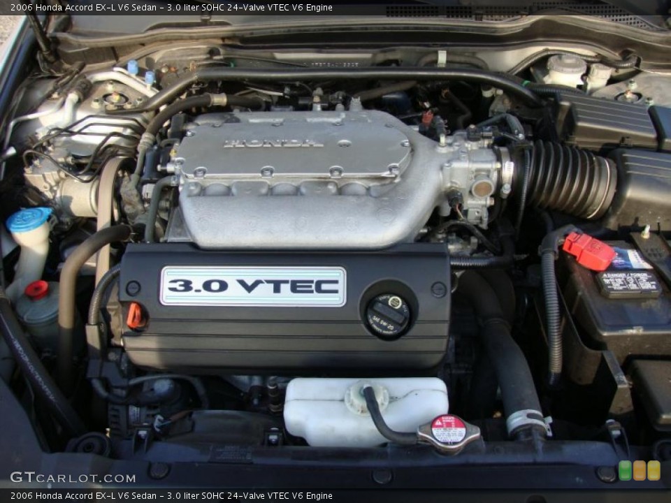 3.0 liter SOHC 24-Valve VTEC V6 Engine for the 2006 Honda Accord #40492346