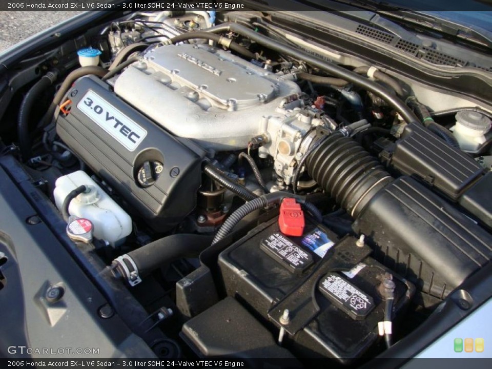 3.0 liter SOHC 24-Valve VTEC V6 Engine for the 2006 Honda Accord #40492358