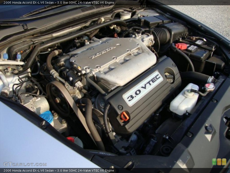 3.0 liter SOHC 24-Valve VTEC V6 Engine for the 2006 Honda Accord #40492382