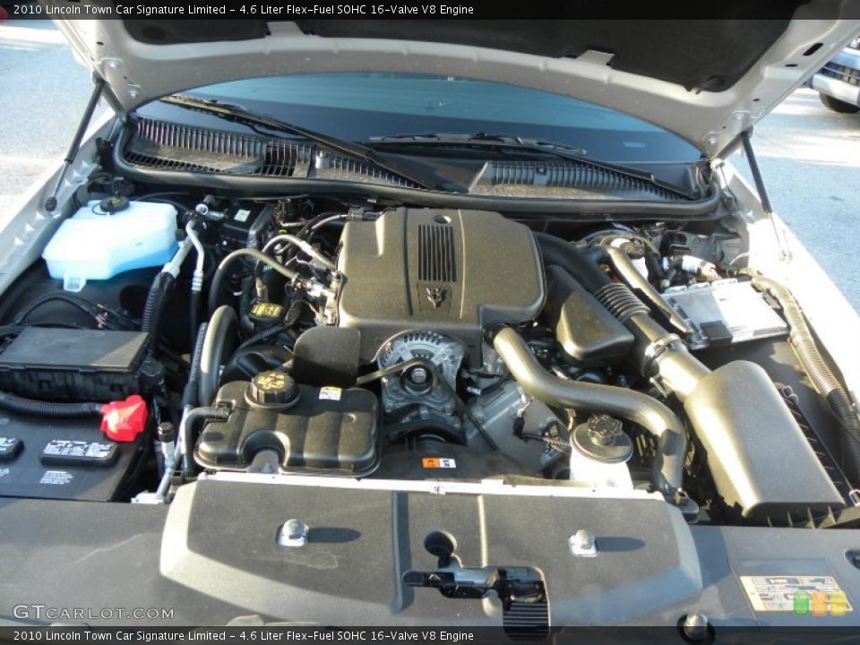 4.6 Liter Flex-Fuel SOHC 16-Valve V8 Engine for the 2010 Lincoln Town Car #40492978