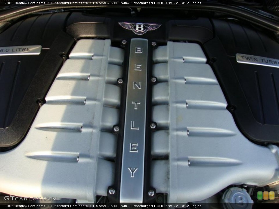 6.0L Twin-Turbocharged DOHC 48V VVT W12 Engine for the 2005 Bentley Continental GT #40494022