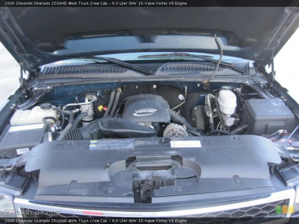 6.0 Liter OHV 16-Valve Vortec V8 Engine for the 2006 Chevrolet Silverado 2500HD #40494810