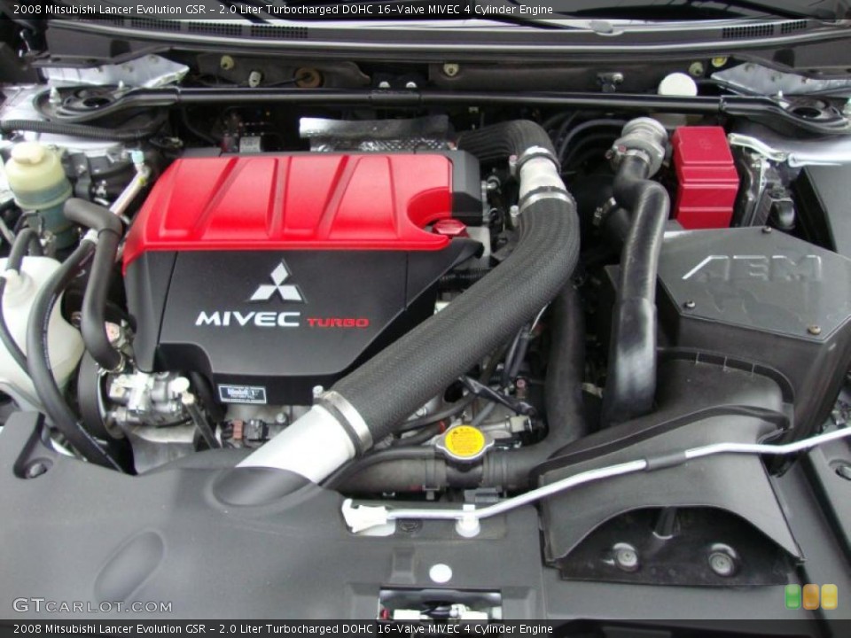2.0 Liter Turbocharged DOHC 16-Valve MIVEC 4 Cylinder Engine for the 2008 Mitsubishi Lancer Evolution #40494850