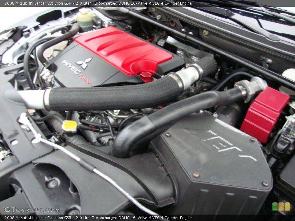 2.0 Liter Turbocharged DOHC 16-Valve MIVEC 4 Cylinder Engine for the 2008 Mitsubishi Lancer Evolution #40494866