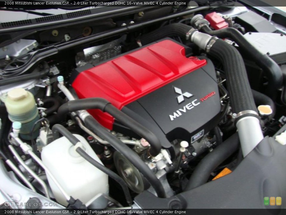 2.0 Liter Turbocharged DOHC 16-Valve MIVEC 4 Cylinder Engine for the 2008 Mitsubishi Lancer Evolution #40494882