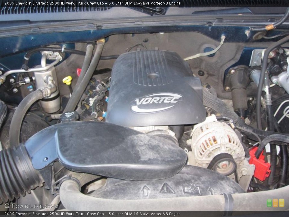 6.0 Liter OHV 16-Valve Vortec V8 Engine for the 2006 Chevrolet Silverado 2500HD #40495434
