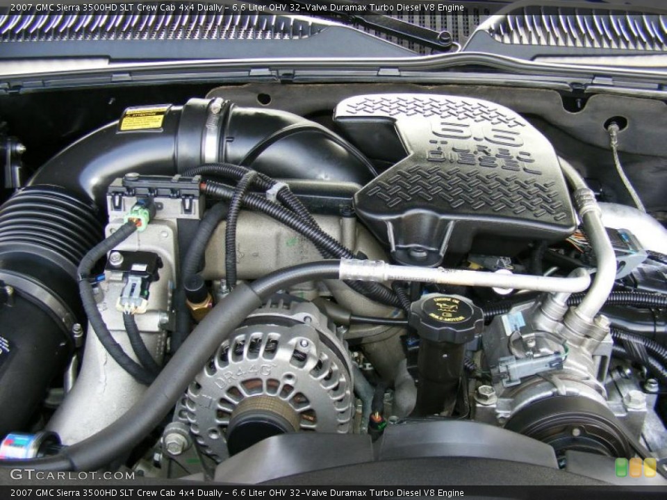 6.6 Liter OHV 32-Valve Duramax Turbo Diesel V8 Engine for the 2007 GMC Sierra 3500HD #40499126