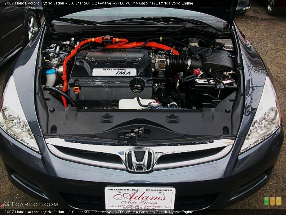 3.0 Liter SOHC 24-Valve i-VTEC V6 IMA Gasoline/Electric Hybrid Engine for the 2007 Honda Accord #40500538