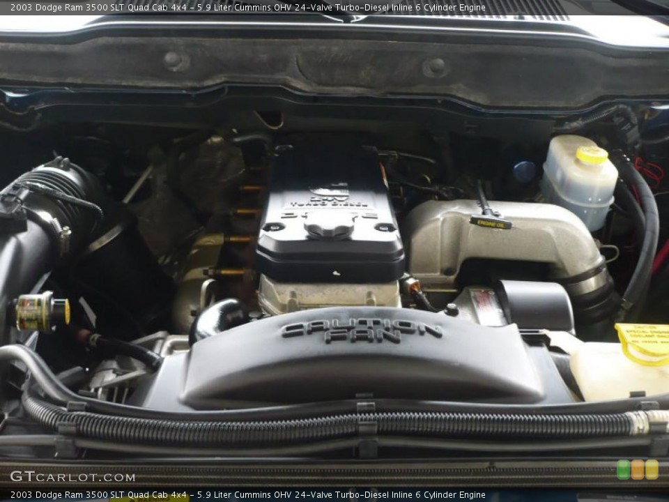 5.9 Liter Cummins OHV 24-Valve Turbo-Diesel Inline 6 Cylinder Engine for the 2003 Dodge Ram 3500 #40501830