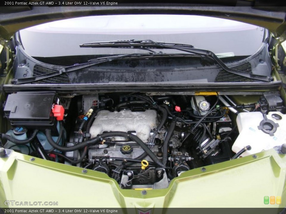 3.4 Liter OHV 12-Valve V6 Engine for the 2001 Pontiac Aztek #40503794