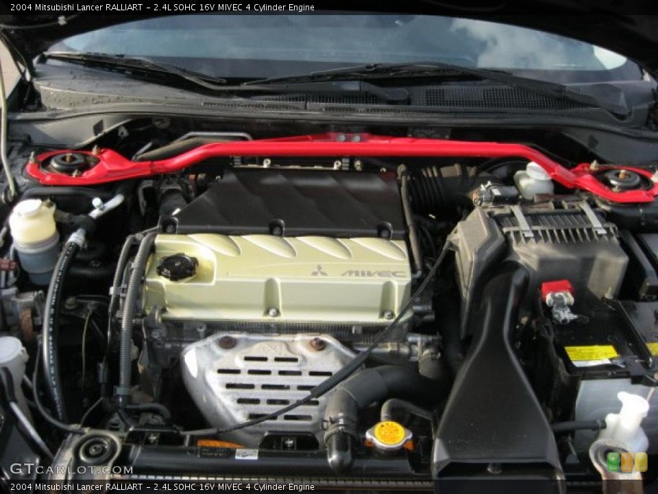 2.4L SOHC 16V MIVEC 4 Cylinder Engine for the 2004 Mitsubishi Lancer #40507422