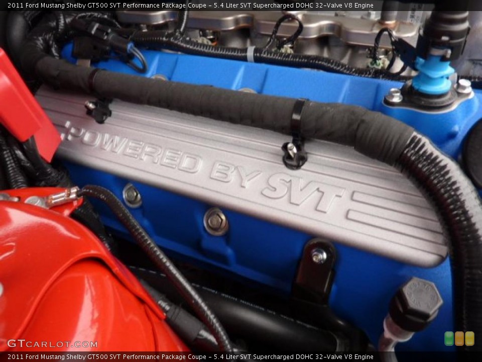 5.4 Liter SVT Supercharged DOHC 32-Valve V8 Engine for the 2011 Ford Mustang #40507994