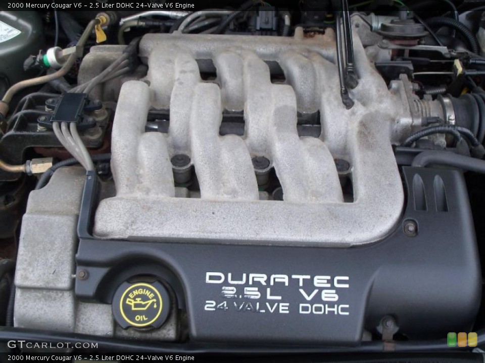 2.5 Liter DOHC 24-Valve V6 Engine for the 2000 Mercury Cougar #40511298