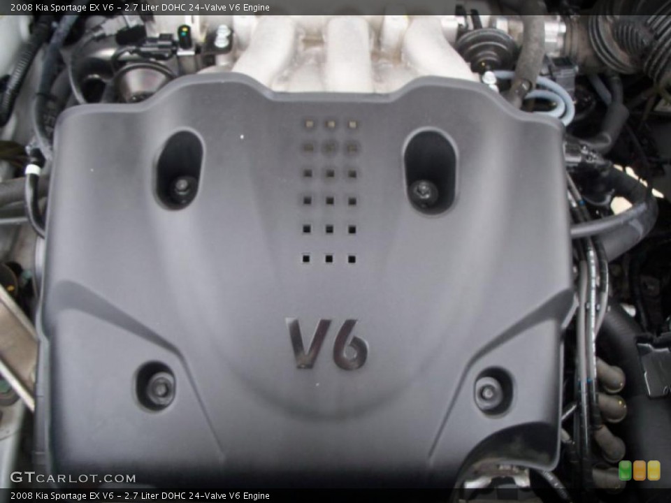 2.7 Liter DOHC 24-Valve V6 Engine for the 2008 Kia Sportage #40511854