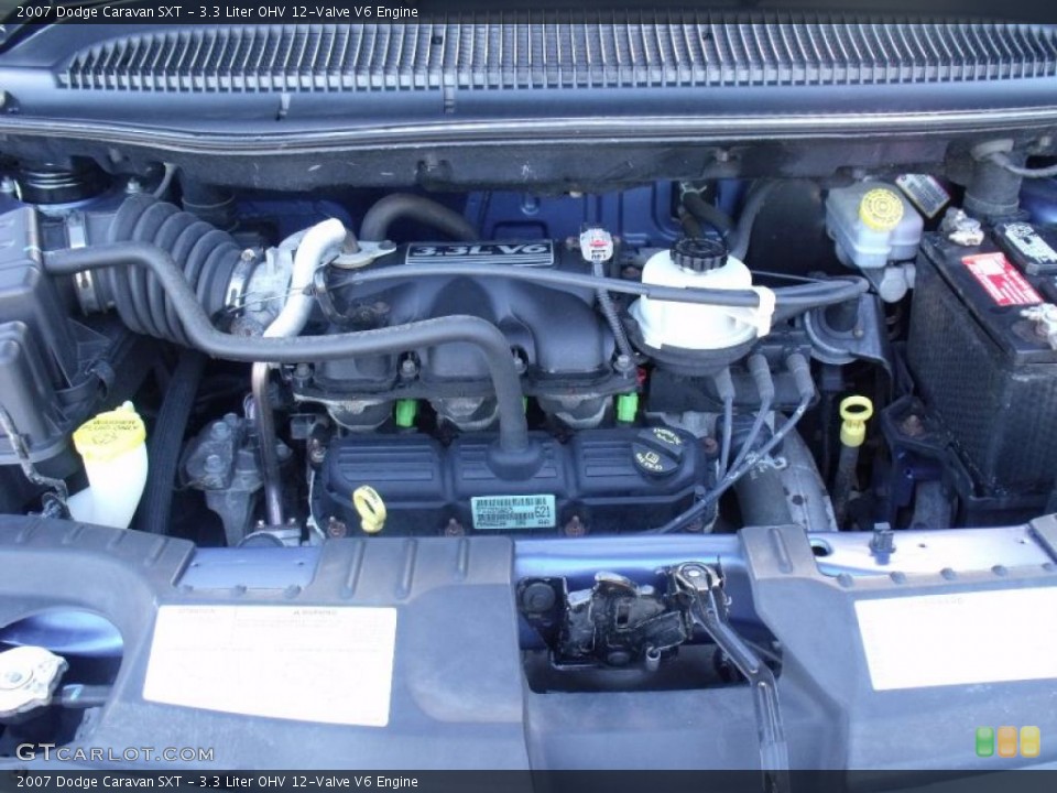 3.3 Liter OHV 12-Valve V6 Engine for the 2007 Dodge Caravan #40514870