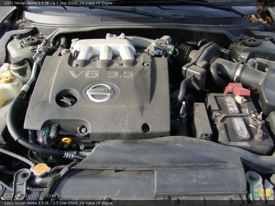 3.5 Liter DOHC 24-Valve V6 Engine for the 2003 Nissan Altima #40535197