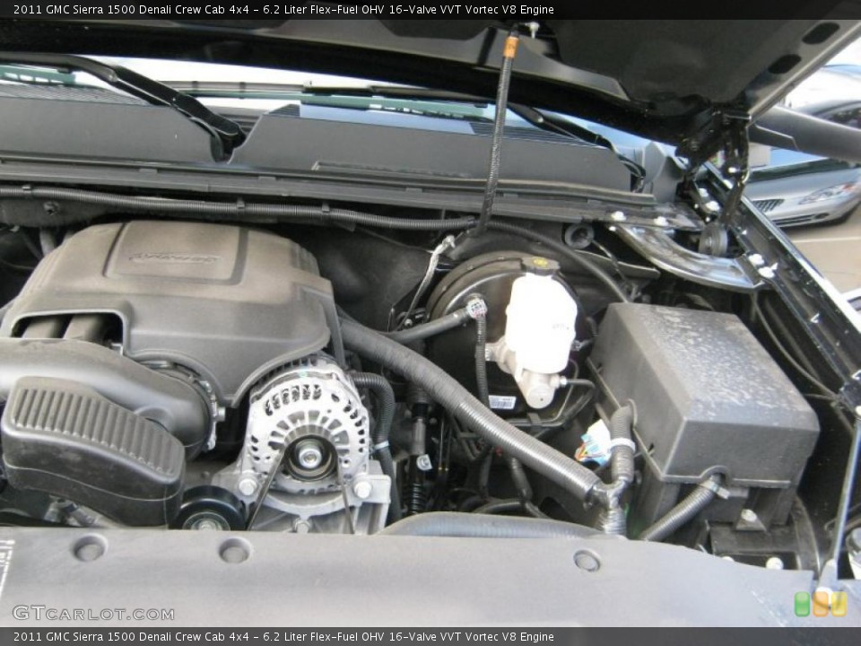 6.2 Liter Flex-Fuel OHV 16-Valve VVT Vortec V8 Engine for the 2011 GMC Sierra 1500 #40539169
