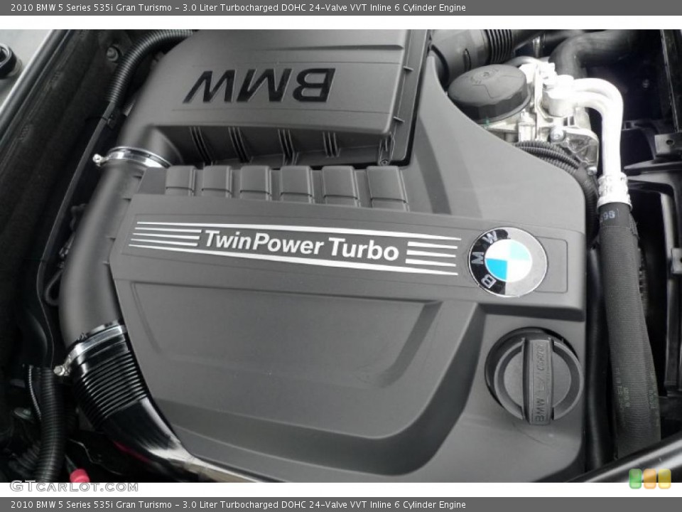 3.0 Liter Turbocharged DOHC 24-Valve VVT Inline 6 Cylinder Engine for the 2010 BMW 5 Series #40540201