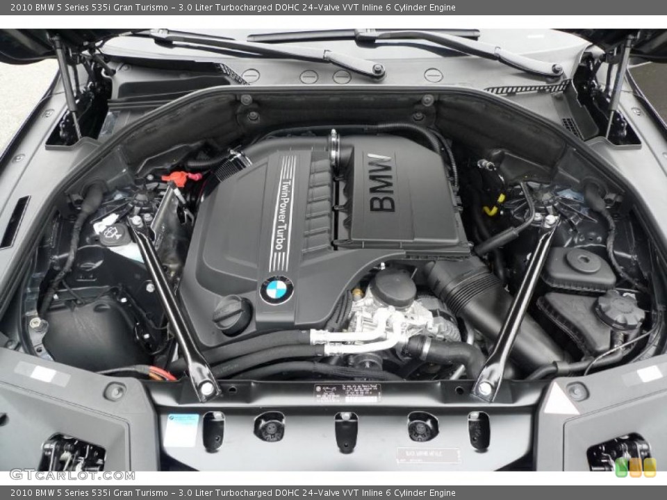 3.0 Liter Turbocharged DOHC 24-Valve VVT Inline 6 Cylinder Engine for the 2010 BMW 5 Series #40540401