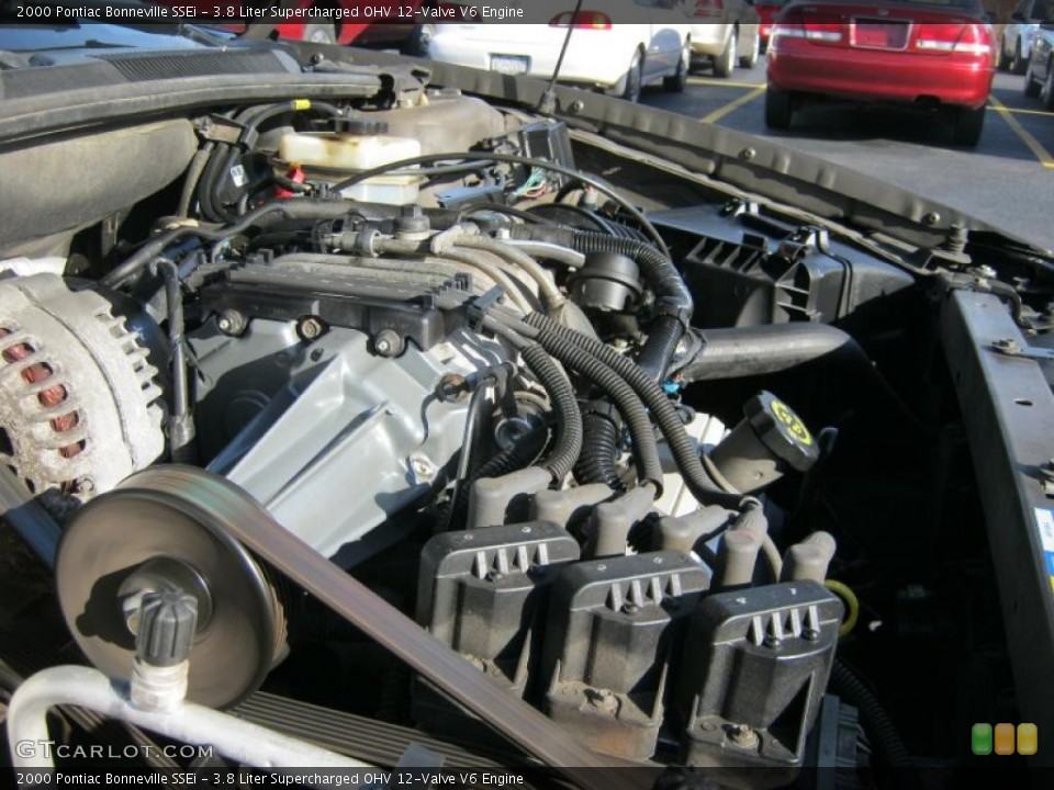 3.8 Liter Supercharged OHV 12-Valve V6 Engine for the 2000 Pontiac Bonneville #40541725