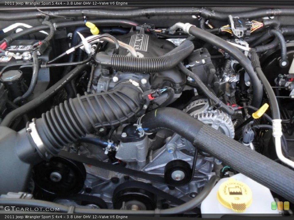 3.8 Liter OHV 12-Valve V6 Engine for the 2011 Jeep Wrangler #40559281