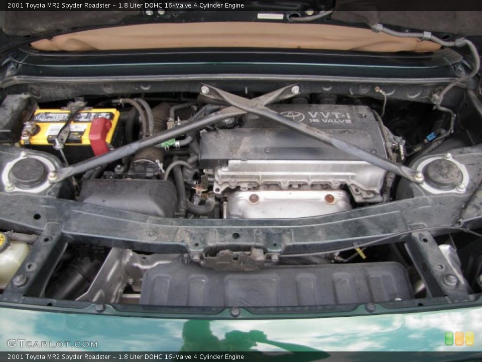 1.8 Liter DOHC 16-Valve 4 Cylinder Engine for the 2001 Toyota MR2 Spyder #40568126