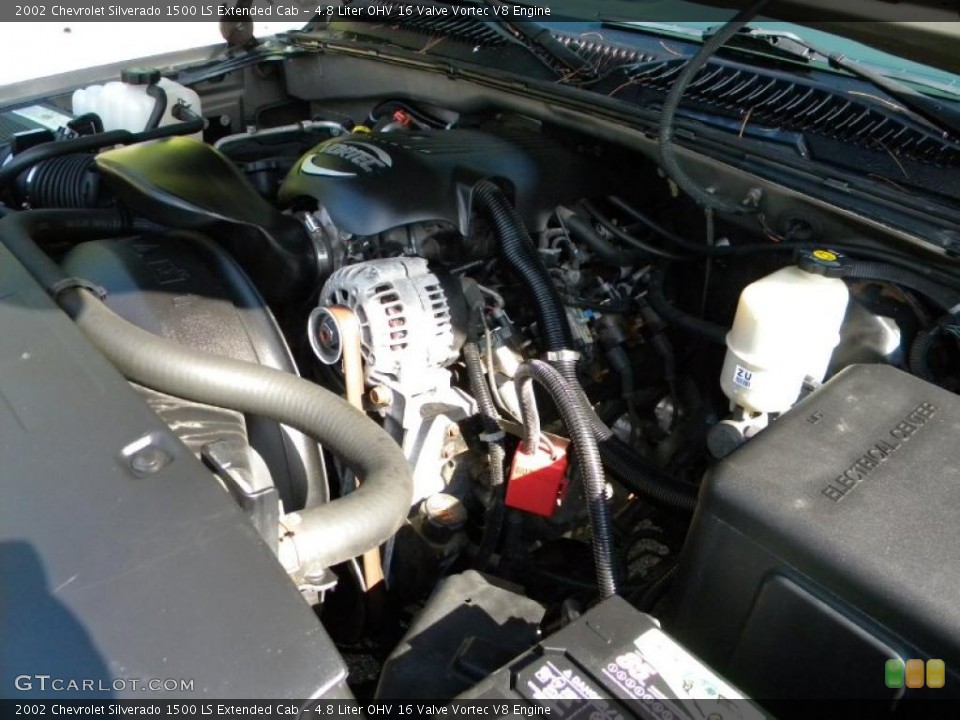 4.8 Liter OHV 16 Valve Vortec V8 Engine for the 2002 Chevrolet Silverado 1500 #40572205