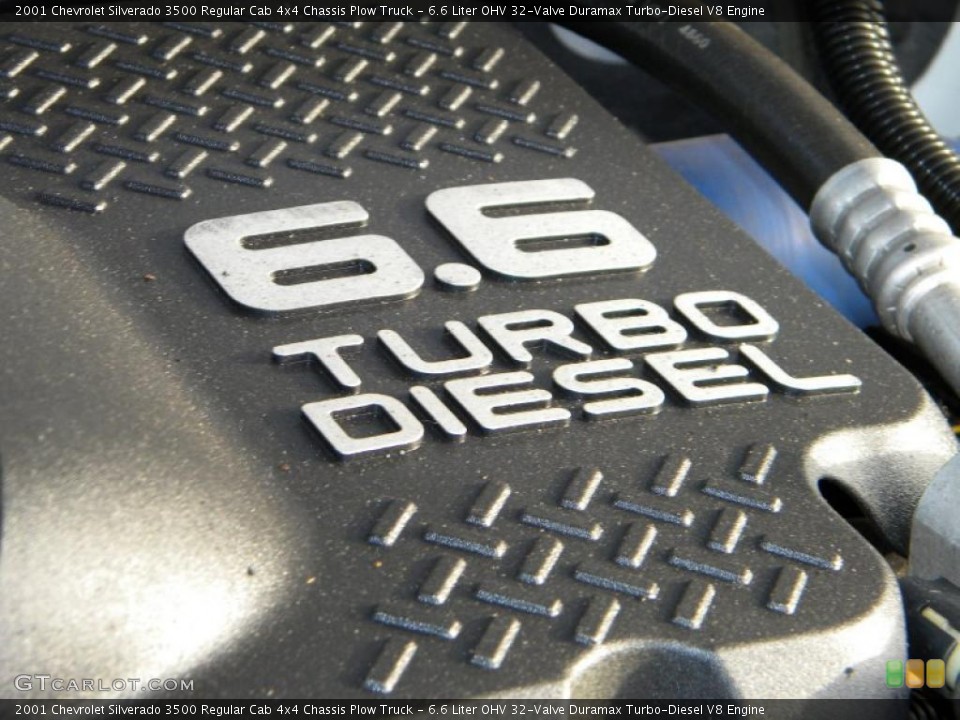 6.6 Liter OHV 32-Valve Duramax Turbo-Diesel V8 Engine for the 2001 Chevrolet Silverado 3500 #40574661