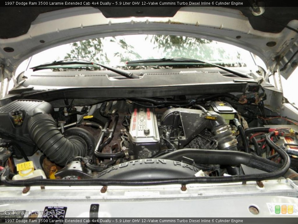 5.9 Liter OHV 12-Valve Cummins Turbo Diesel Inline 6 Cylinder Engine for the 1997 Dodge Ram 3500 #40579556