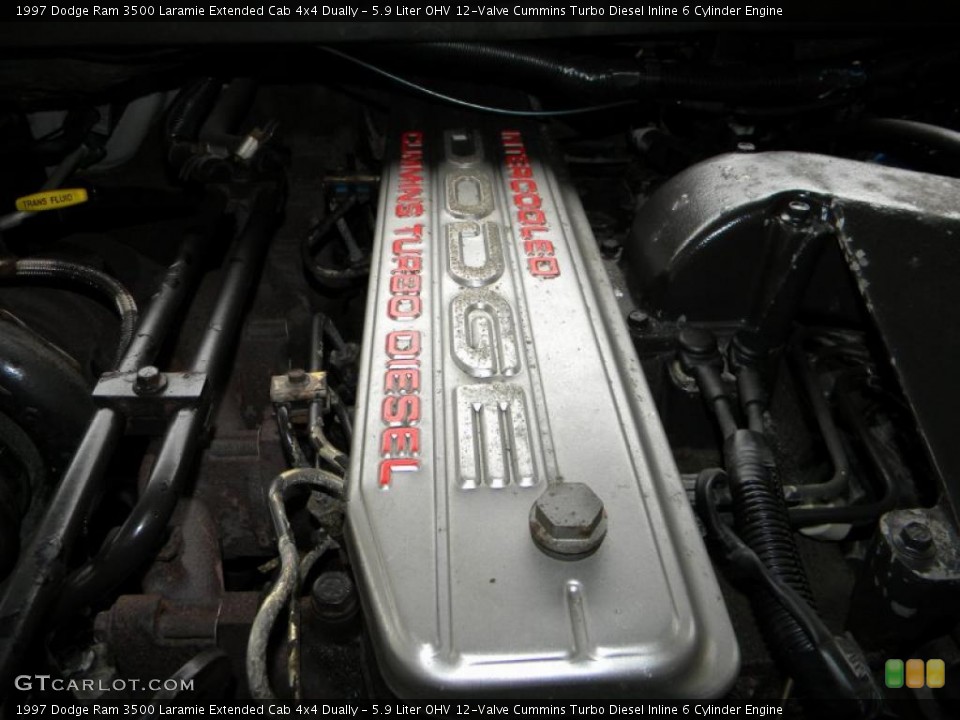 5.9 Liter OHV 12-Valve Cummins Turbo Diesel Inline 6 Cylinder Engine for the 1997 Dodge Ram 3500 #40579601