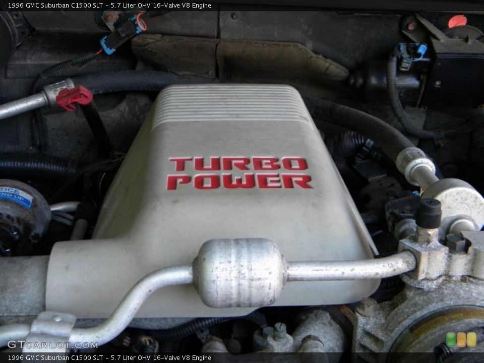 5.7 Liter OHV 16-Valve V8 1996 GMC Suburban Engine