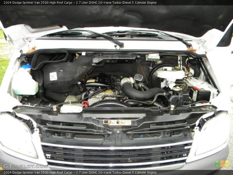 2.7 Liter DOHC 20-Valve Turbo-Diesel 5 Cylinder Engine for the 2004 Dodge Sprinter Van #40586205