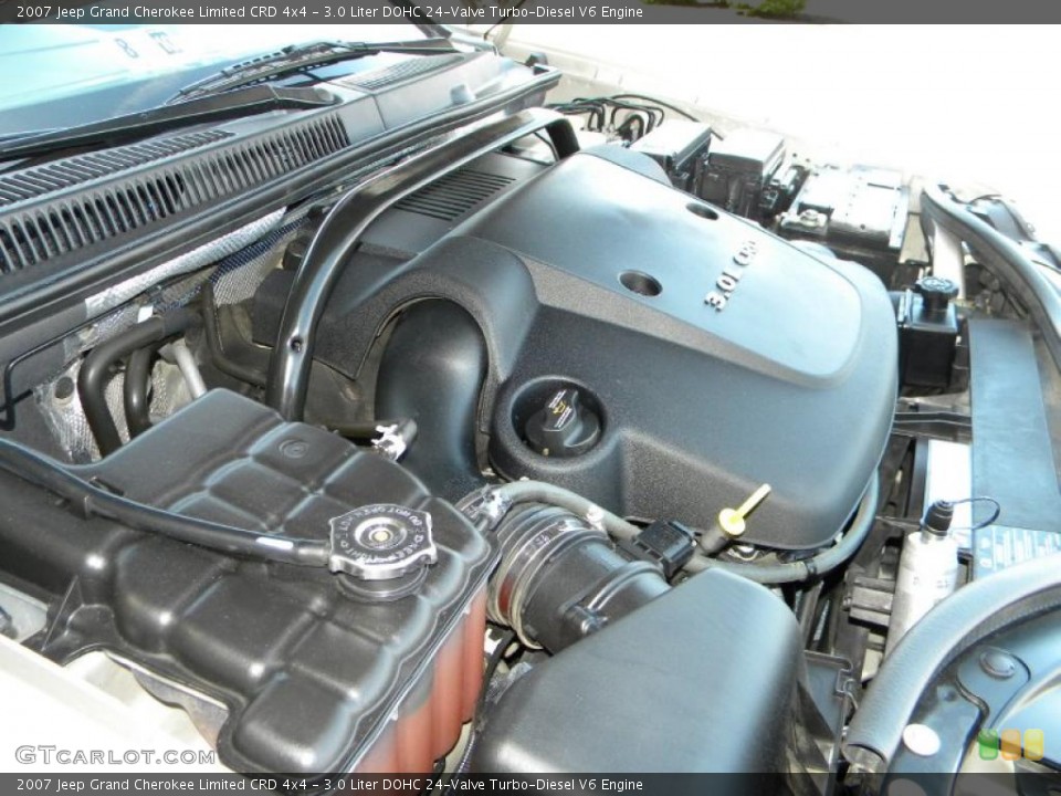 3.0 Liter DOHC 24-Valve Turbo-Diesel V6 Engine for the 2007 Jeep Grand Cherokee #40587049