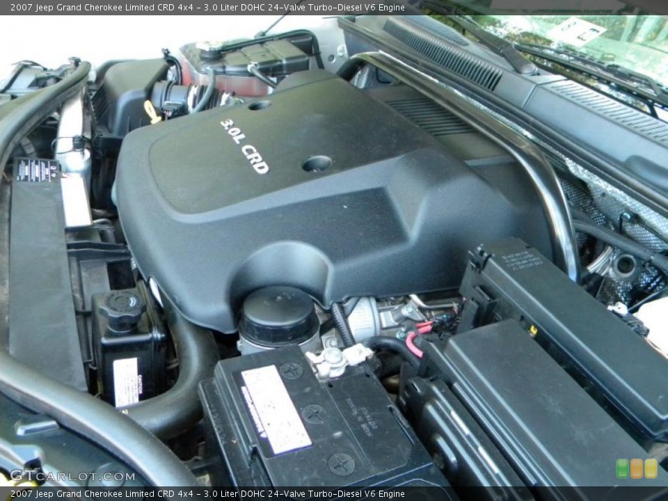 3.0 Liter DOHC 24-Valve Turbo-Diesel V6 Engine for the 2007 Jeep Grand Cherokee #40587069