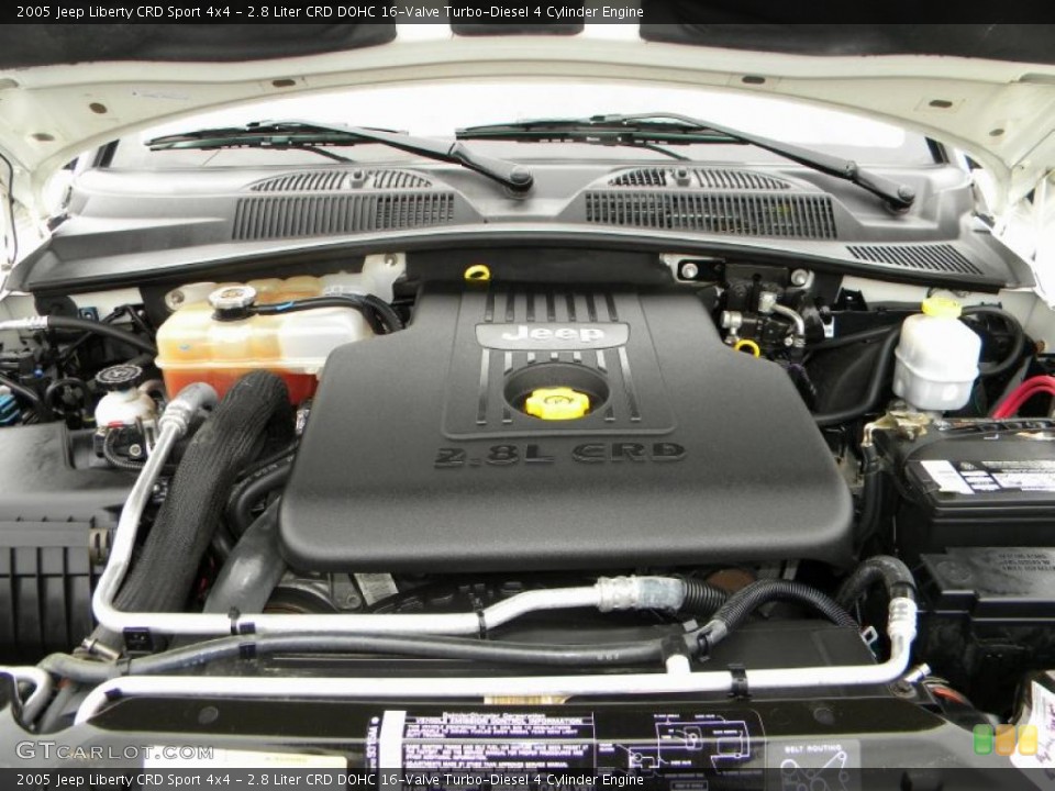 2.8 Liter CRD DOHC 16-Valve Turbo-Diesel 4 Cylinder Engine for the 2005 Jeep Liberty #40588197