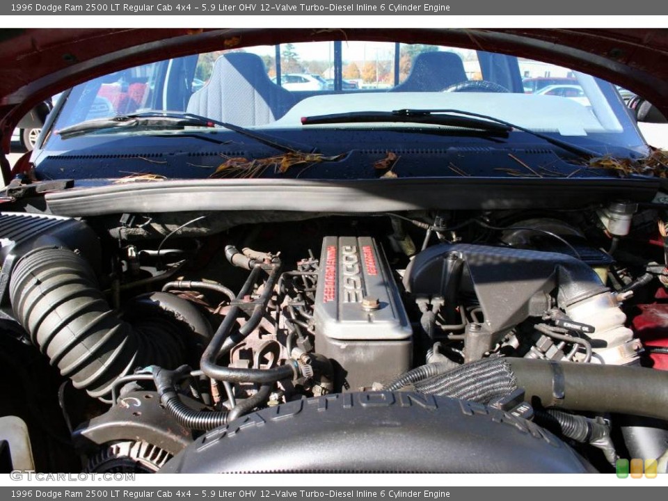 5.9 Liter OHV 12-Valve Turbo-Diesel Inline 6 Cylinder Engine for the 1996 Dodge Ram 2500 #40588997