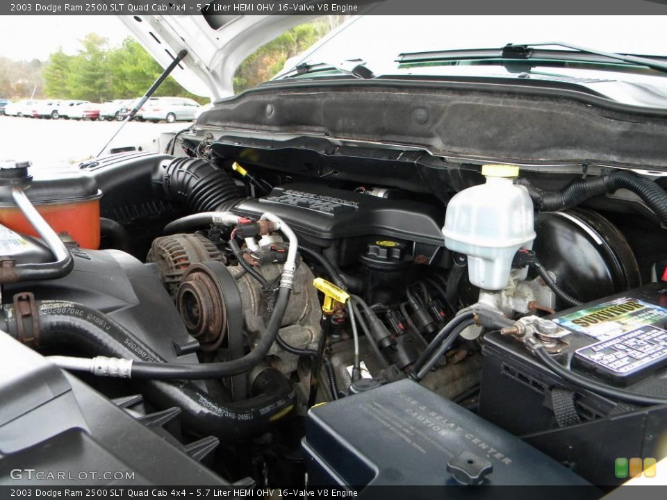 5.7 Liter HEMI OHV 16-Valve V8 Engine for the 2003 Dodge Ram 2500 #40589901