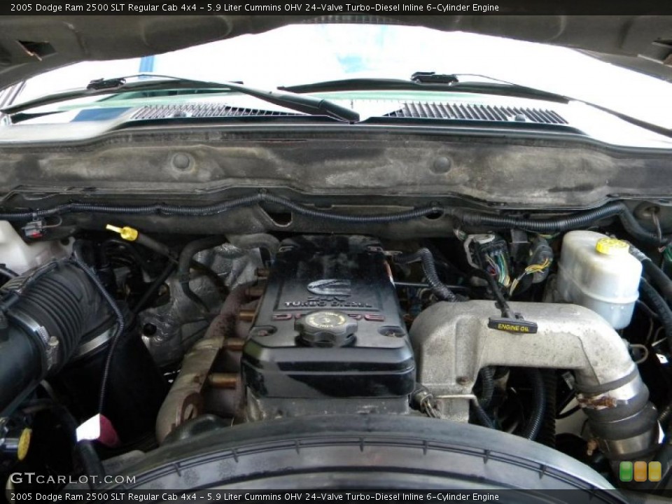 5.9 Liter Cummins OHV 24-Valve Turbo-Diesel Inline 6-Cylinder Engine for the 2005 Dodge Ram 2500 #40591841