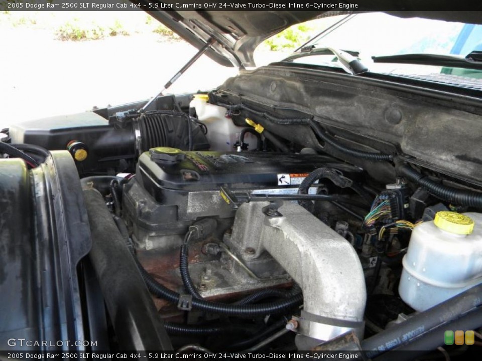 5.9 Liter Cummins OHV 24-Valve Turbo-Diesel Inline 6-Cylinder Engine for the 2005 Dodge Ram 2500 #40591857
