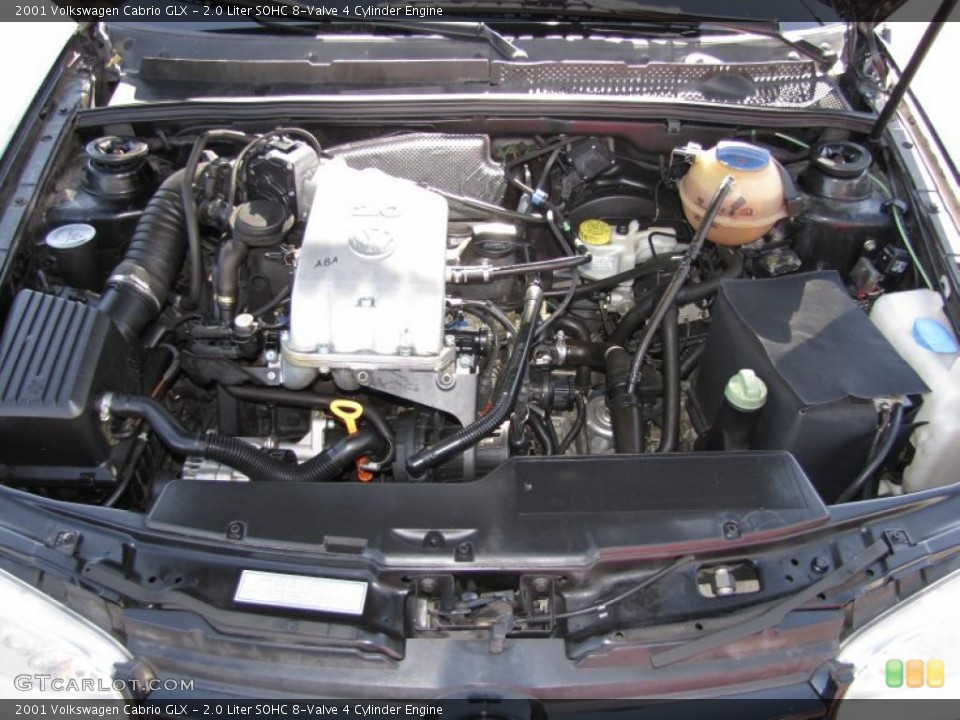 2.0 Liter SOHC 8-Valve 4 Cylinder Engine for the 2001 Volkswagen Cabrio #40593445