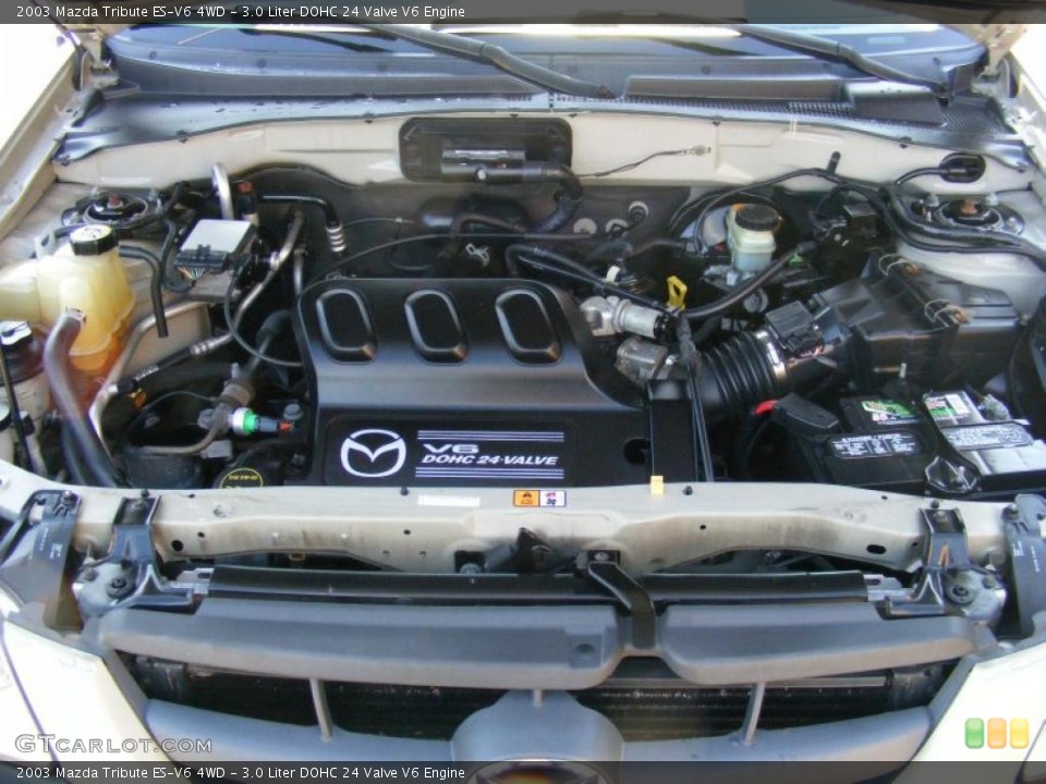 3.0 Liter DOHC 24 Valve V6 Engine for the 2003 Mazda Tribute #40594189