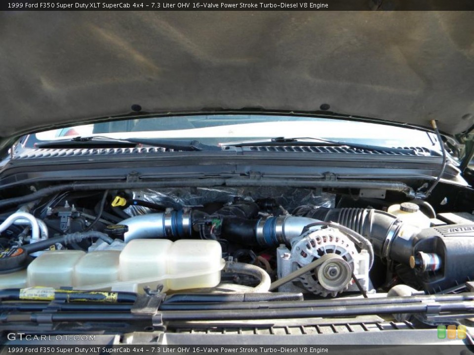 7.3 Liter OHV 16-Valve Power Stroke Turbo-Diesel V8 Engine for the 1999 Ford F350 Super Duty #40602965
