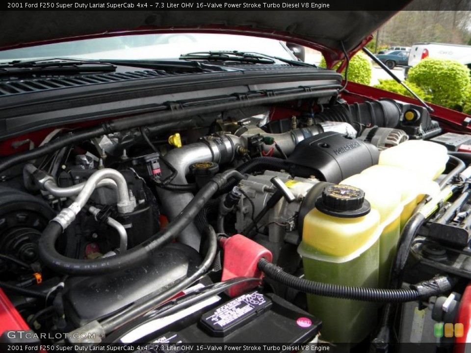 7.3 Liter OHV 16-Valve Power Stroke Turbo Diesel V8 Engine for the 2001 Ford F250 Super Duty #40611777
