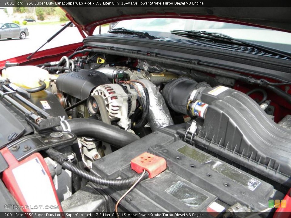 7.3 Liter OHV 16-Valve Power Stroke Turbo Diesel V8 Engine for the 2001 Ford F250 Super Duty #40611797