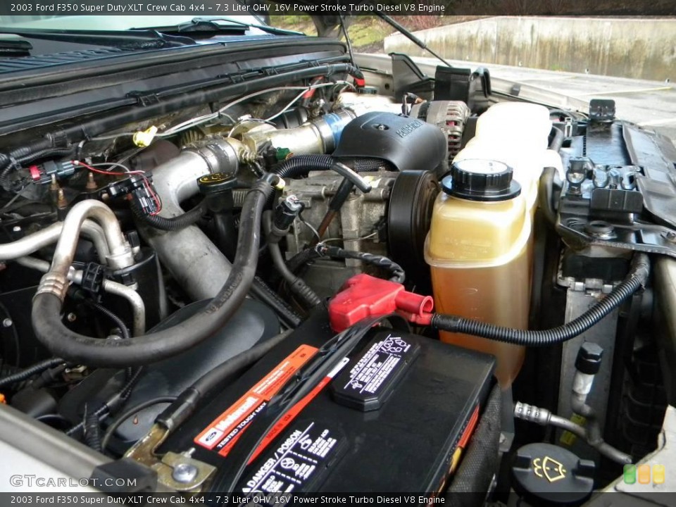 7.3 Liter OHV 16V Power Stroke Turbo Diesel V8 Engine for the 2003 Ford F350 Super Duty #40615693